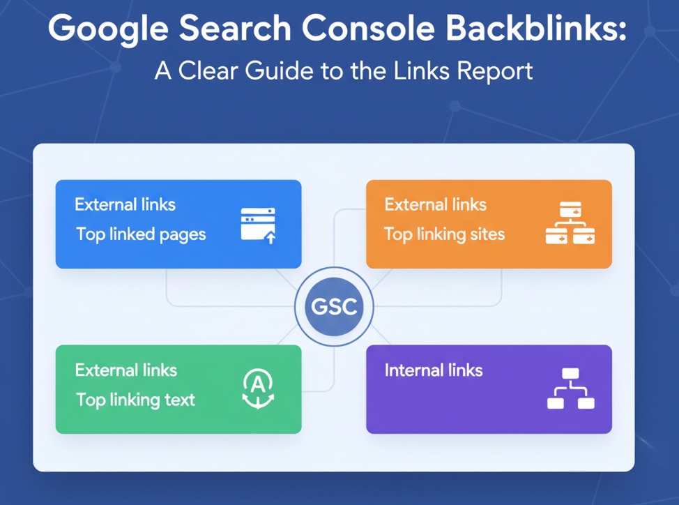 Featured image for Using GSC for Backlink Data: A Clear Guide to the Links Report