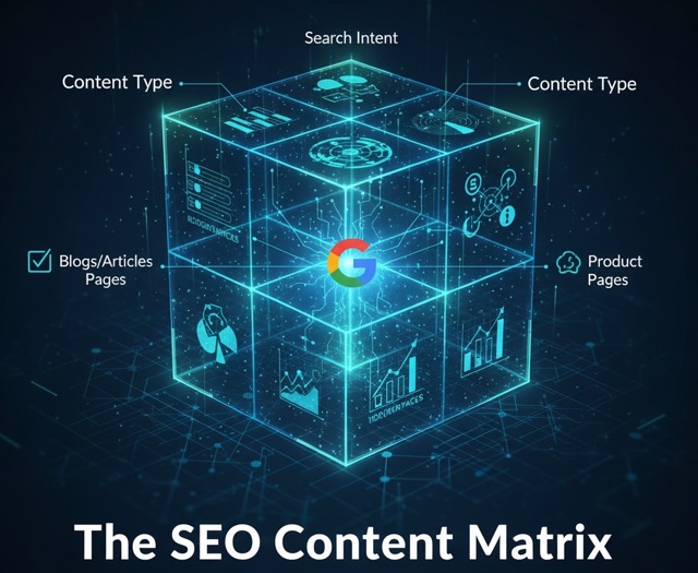 Featured image for The SEO Content Matrix for Google: A Practical Content Plan for Shopify Stores