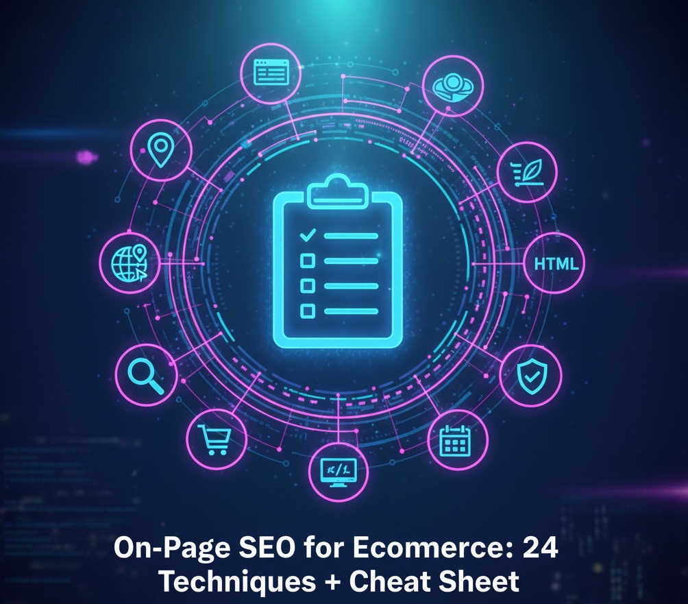 Featured image for On-Page SEO for Ecommerce: 24 Techniques + Cheat Sheet